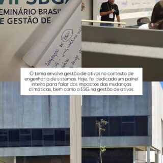 Excelente Seminário sobre Gestão de Ativos.
Vou deixar alguns comentários salvos no feed.

Agora, me diz, você já tinha parado para pensar sobre isso?