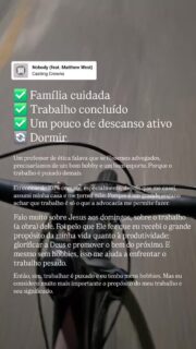 O propósito do trabalho não pode ser ser diferente do propósito da vida: glorificar a Deus e se alegrar nele, promovendo o bem do próximo.